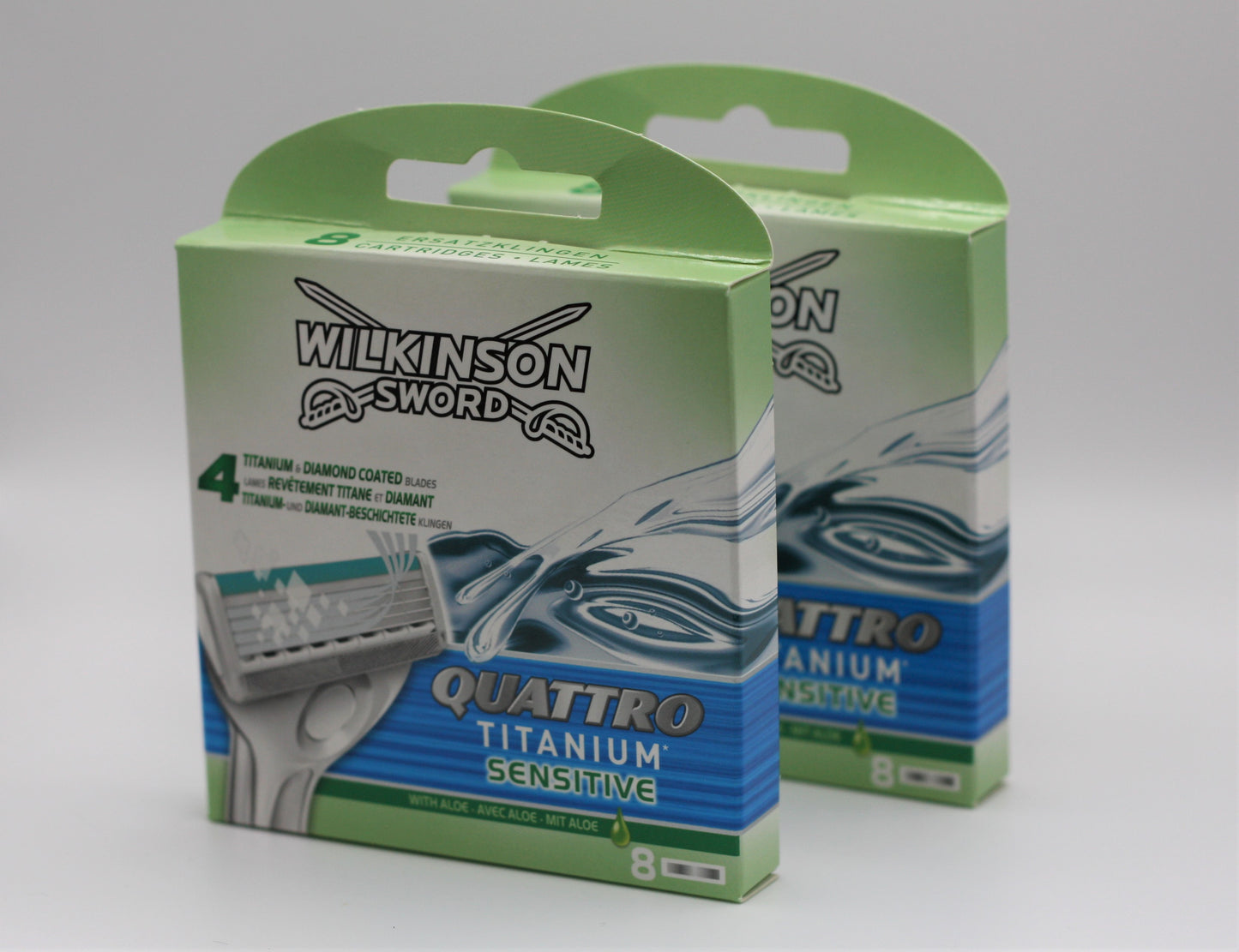 Wilkinson Sword Quattro Titanium Sensitive Razor Blades